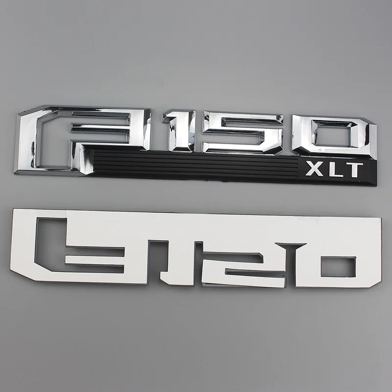 Автомобильная наклейка F150 XLT багажник 3D insignia плата repuesto para- для Ford F-150 Негро/серебро таманьо