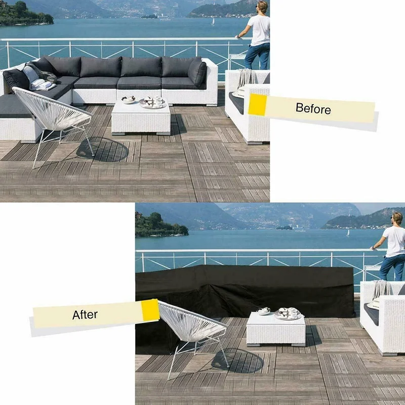 L Shape Furniture Cover (4)