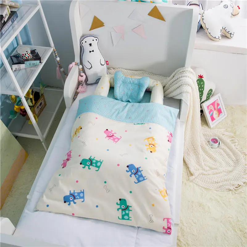 Детские блестящие детские Co-спальная кровать переносная детская кроватка 95*50*15 см(37*19* 6in) 3 шт./компл. детская дорожная раскладная кровать для ухода за ребенком - Цвет: 4