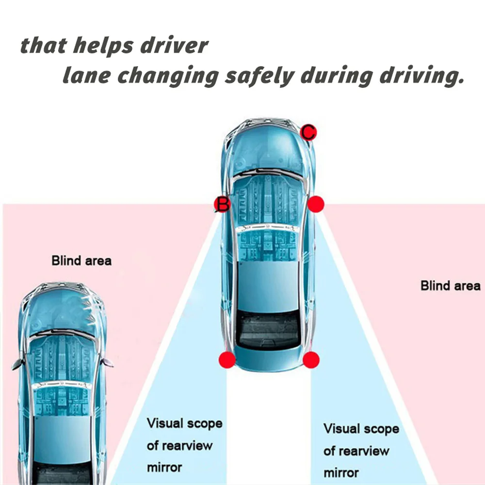 

Blind Spot Monitorings System Sensor Lane Change Reversing Waterproof IP67 12V