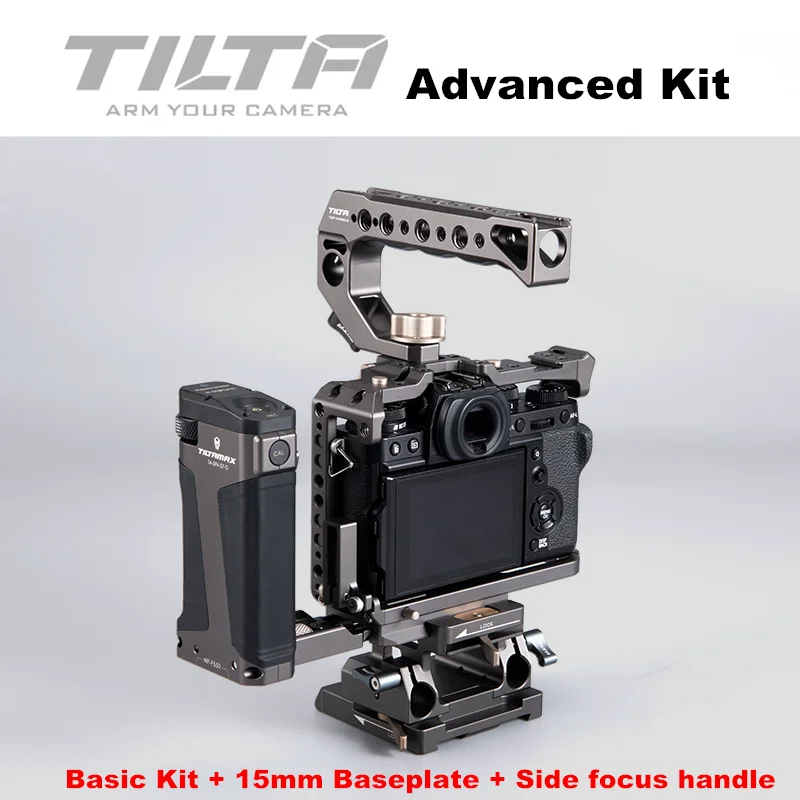 Tilta DSLR клетка для Fujifilm XT3 X T3 и X-T2 камера TA-T03-FCC-G полный клетка Верхняя ручка рукоятка Fujifilm xt3 клетка аксессуары - Цвет: Advanced Kit