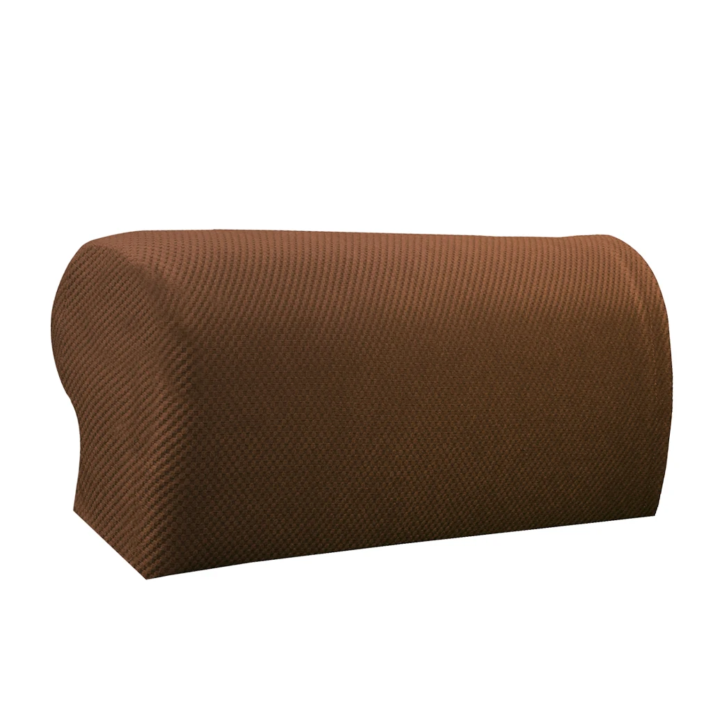 1 Pair Pixel Anti-slip Elastic Sofa Armrest Covers Armchair Slipcovers Protector Anti-dirty Sleeve Sofa Armchair Slipcovers