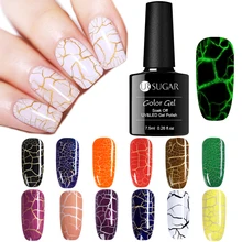 Ur Sugar гель-кракле лак для ногтей светящийся растрескивающийся лак для ногтей праймер Быстросохнущий УФ-гель лак 7,5 мл Гель-лак для ногтей