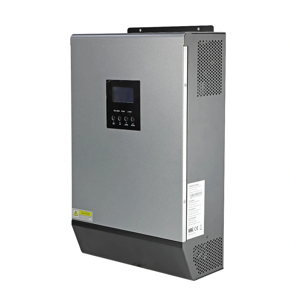 

5000VA PS5KVA Hybrid Solar inverter 48VDC to 230VAC with 48V50A Solar Charger Controller and 60A AC Charger Parallel function