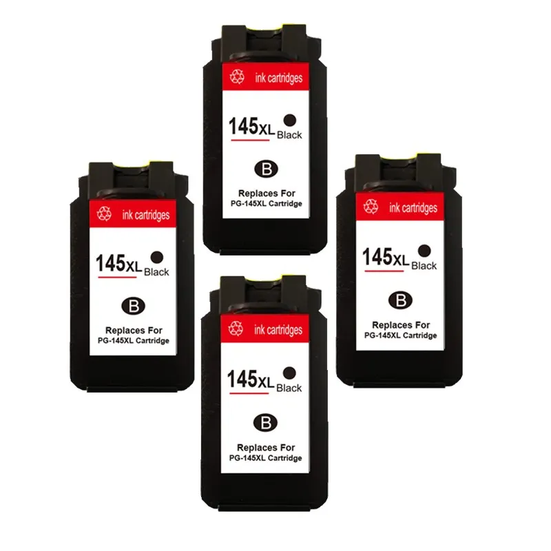 Чернильные картриджи картридж для PG-145 XL PG-145XL PG 145 Pixma MG2410 MG2510 струйный принтер - Цвет: 4 BLACK