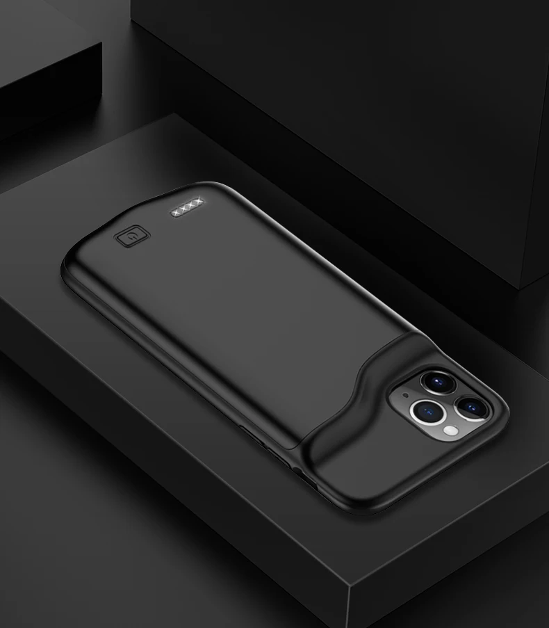 Чехол для зарядного устройства для iPhone 11 Pro Max Силиконовый противоударный чехол для внешнего аккумулятора чехол для iPhone 11