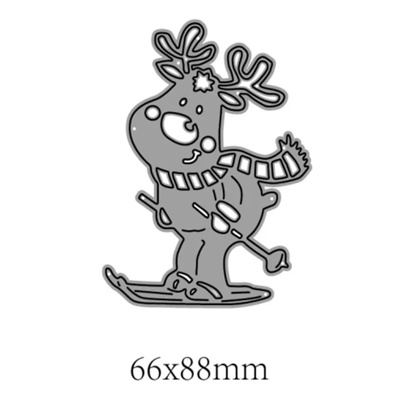 

Metal Cutting Dies Cut Mold Christmas deer Decoration Scrapbook Paper Craft Knife Mould Blade Punch Stencils
