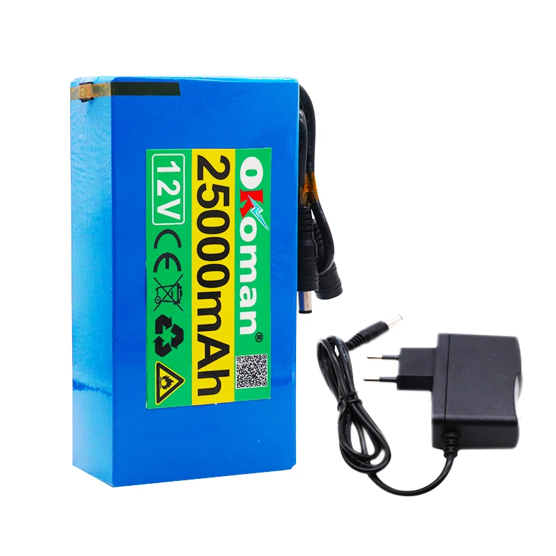12v 25000mAh литий-ионный аккумулятор высокой емкости 12,6 v 25Ah ...