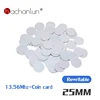 RFID NFC Tag 25mm 13.56mhz Sticker UID Rewritable Clone Nursing KeyChain Block 0 Card Copyable Change Keyfobs 1