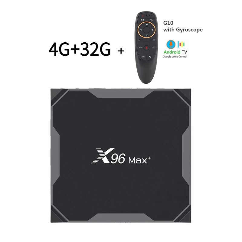 X96 Max Plus Android 9,0 Смарт ТВ приставка 4 ГБ/64 Гб ТВ приставка Amlogic S905X3 H.265 4K 2,4G 5G WiFi медиаплеер телеприставка X 96 Max - Цвет: 4G32GG10