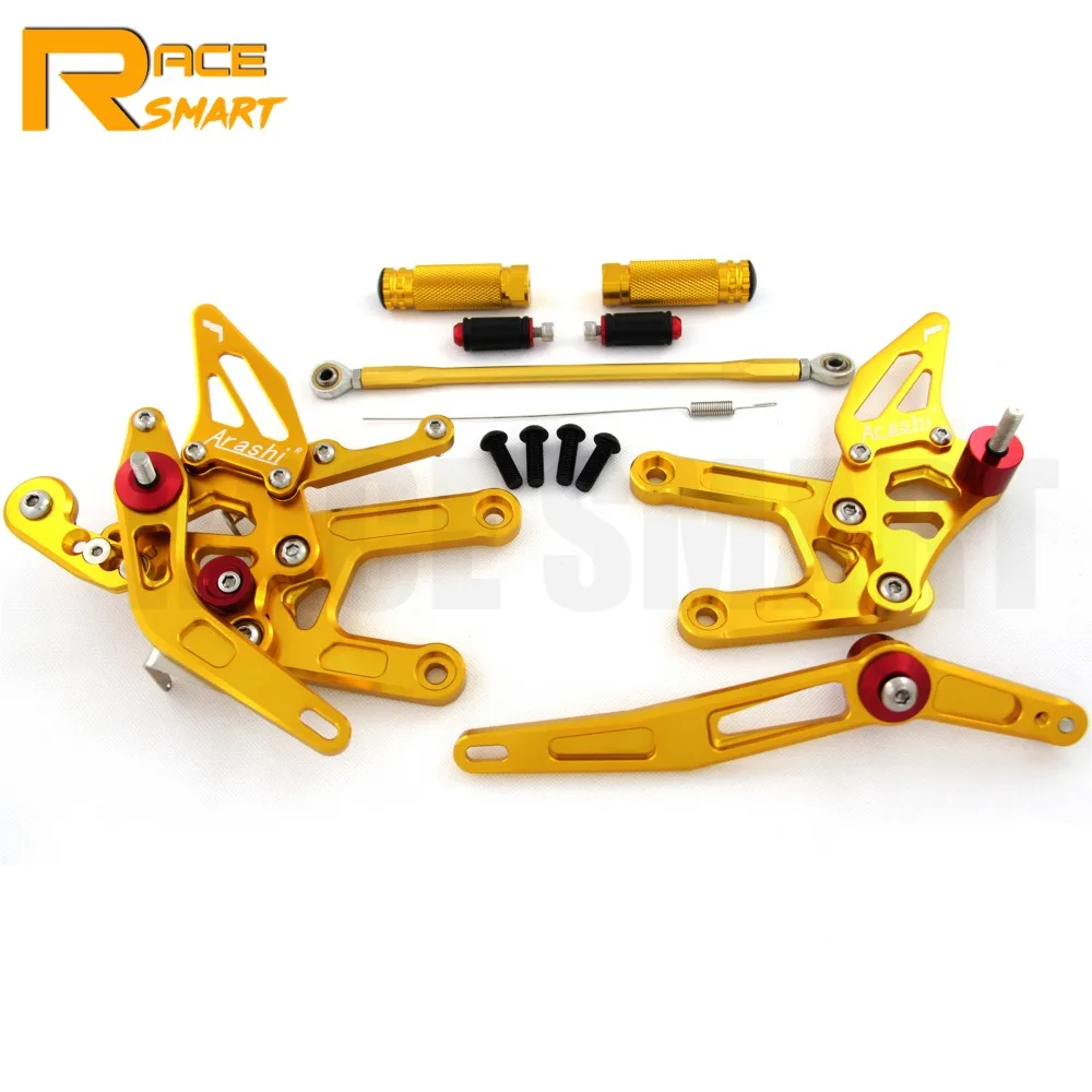 CNC Регулируемая коробка передач Rearset для YAMAHA YZF R6 2006- аксессуары для мотоциклов педаль peg задний набор 2013