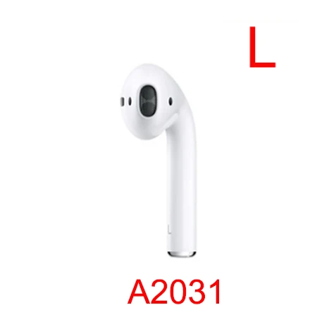 Apple AirPods 2nd с беспроводной зарядный Чехол | беспроводные наушники Bluetooth A2031 A2032 A1938 для iPhone iPad MacBook Apple Watch - Цвет: A2031