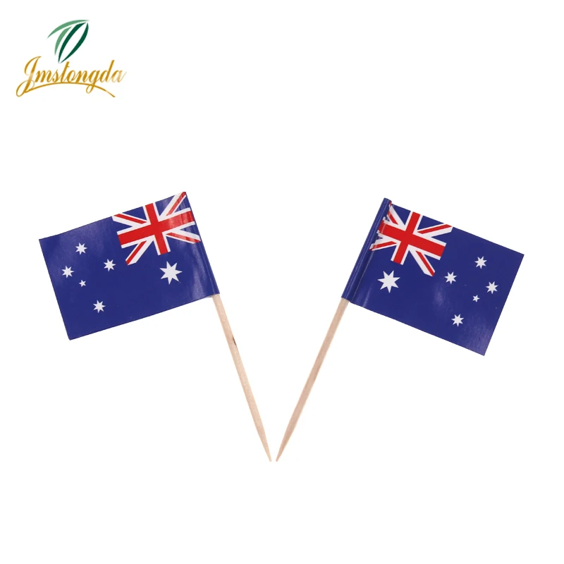 1000 шт Мини австралийские бумажные пакеты для еды ужин Шпажки торта кекс