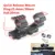 MIZUGIWA Tactical HeavyDuty Dual Ring 25.4 mm 1 дюйм / 30 мм Быстроразъемный Консольный Ткач Вперед Reach Scope Mount QD Cam Locks