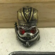 EDC инструменты латунный нож бусины лягушка папа Череп Бусы на шнурок Паракорд нож инструмент кулон#182