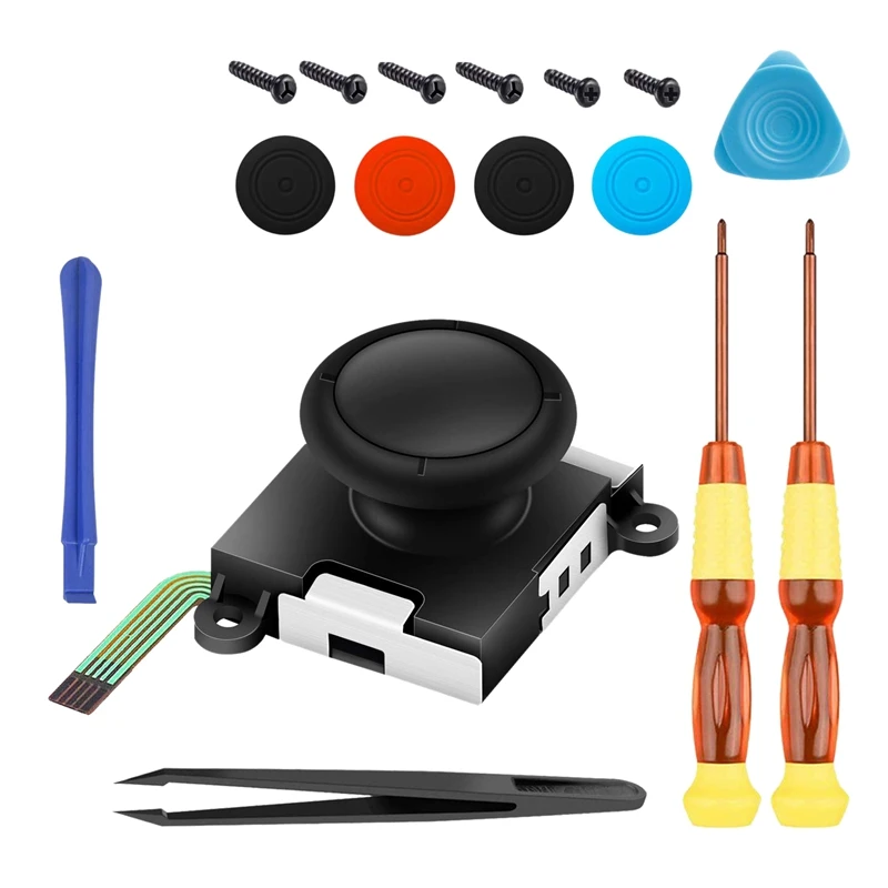 

16 in 1 Full NS Repair Tool Set Two Pack Analog 3D Joy Con Joystick Replacement for Nintendo Switch