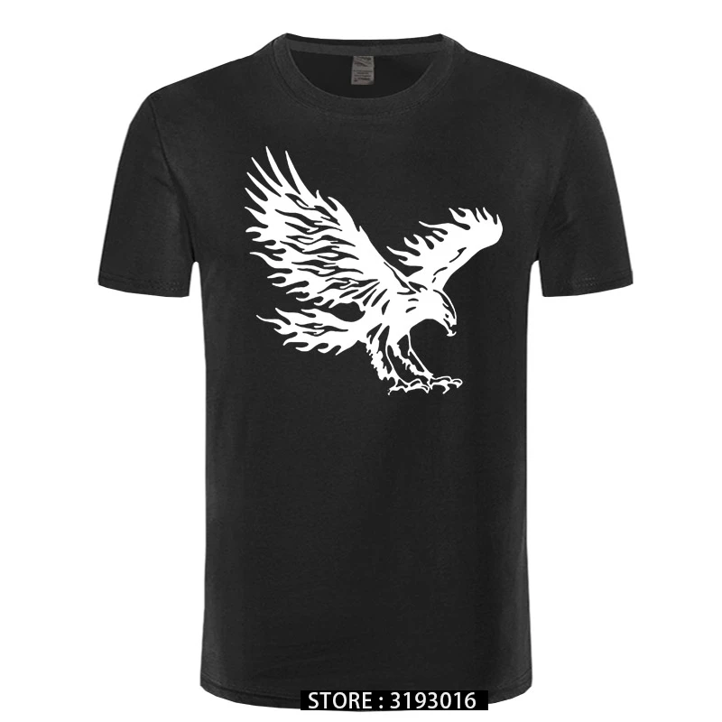 Camiseta con estampado de águila en 3D para Hombre, ropa masculina informal  de marca a la moda, con cuello redondo, fresca, de verano|Camisetas| -  AliExpress