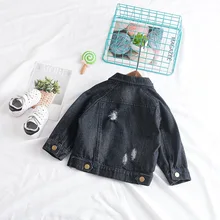 Мужская весенняя одежда для маленьких детей джинсовое пальто для малышей детская ковбойская рубашка в Корейском стиле одежда для малышей 0-3 лет