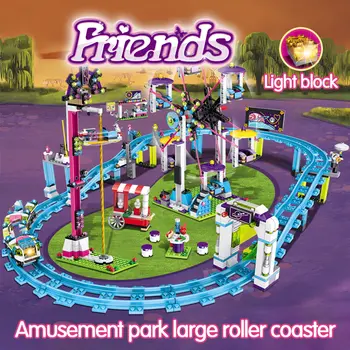 

Roller Coaster Bricks Compatible for Lepining Friends Amusement Park Blocks Figure Model Toys Hobbie Children Girls