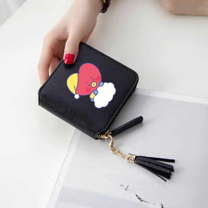 赤ちゃん素敵なコイン袋kpop少年グループの夢漫画財布chimmyクッキーshookyマングkoyaタタrjタッセルジッパー財布 財布 Aliexpress