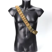 Тактические боеприпасы мешок застежка кобуры Зажим для винтовок 15 круглый двухточечный ремень оружейный ремень