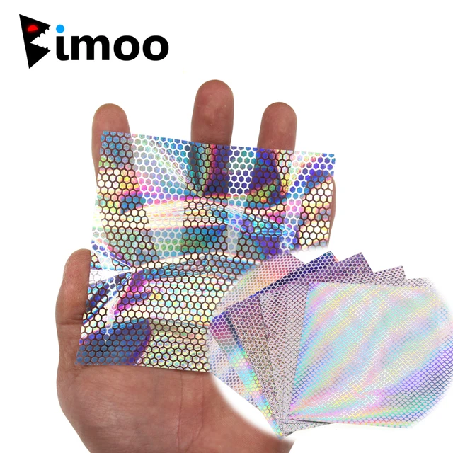 Holographic Stickers Fishing Lures  Holographic Film Fishing Lure - 6pcs  4pcs Fish - Aliexpress