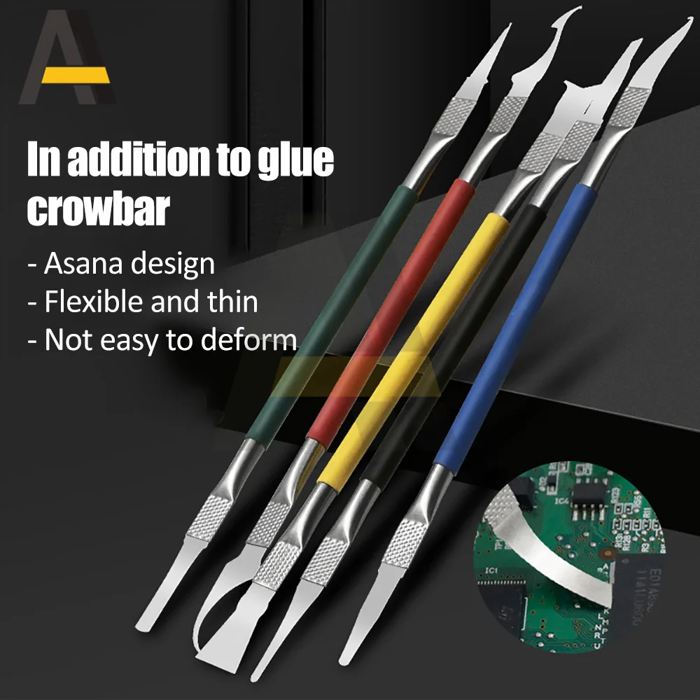 5 in 1 IC Chip NAND Knife Motherboard Repair Tool CPU Blade UV Glue Cleaner Remover Ultra Thin Disassemble Processor Tools | Инструменты