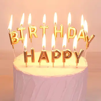 

Golden Silver Happy Birthday Cake Topper HAPPY Birthday Party Decor Kids Birthday Cake Decor Birthday Party Supplies Adults