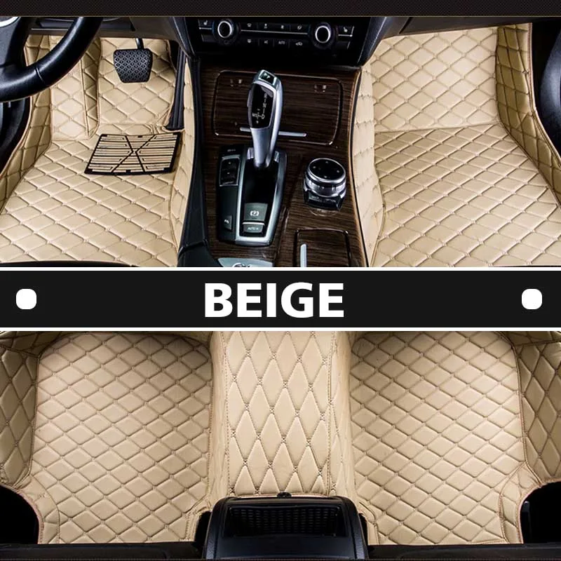 

3D Car Foot Mats Luxury Leather Floor Mat Pad Cover For VW BMW Benz Toyota Mazda Ford Hyundai Skoda Nissan Honda Peugeot Citroen