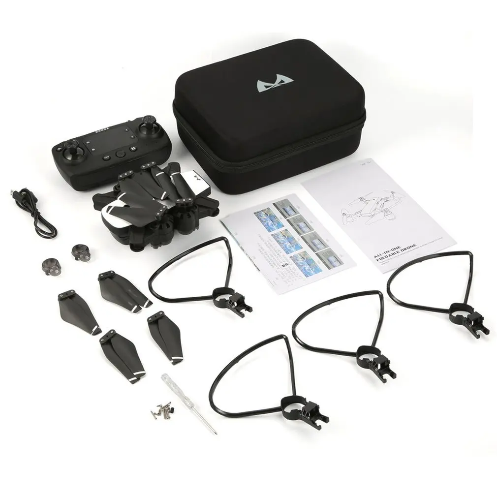 

SMRC S20 6 Axles Gyro FPV Drone Portable RC Quadrocopter With 720P Camera Folding RC Helicopter Portable RC Model