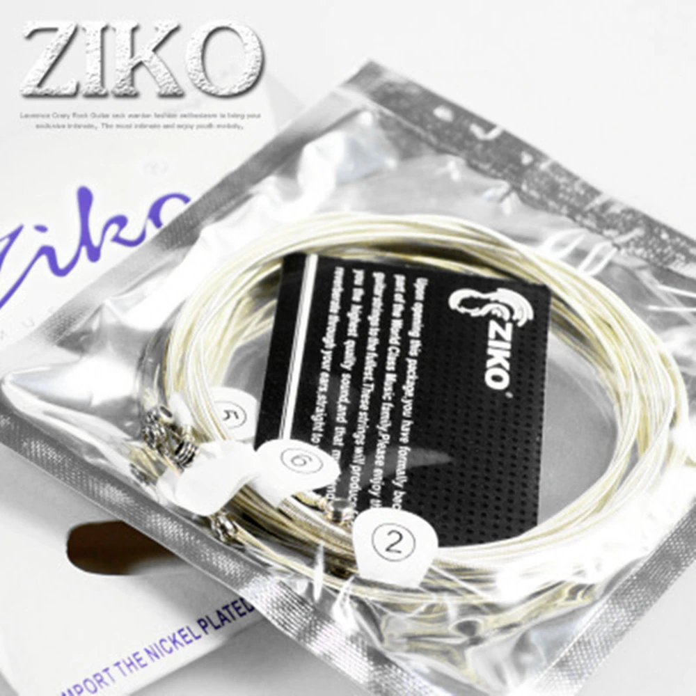 Ziko-Acoustic-Guitar-Strings-Set-010-011-012-Silver-Plating-6-Strings-For-Acoustic-Guitar-Parts