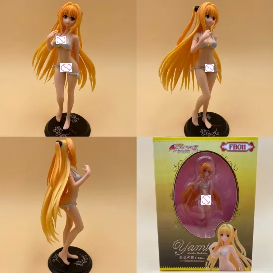 22 см аниме To Love Ru сексуальные девушки ЕВА Ями белый купальник бикини Золотая тьма вер. 1/10 Масштаб Окрашенные ПВХ Фигурки игрушки