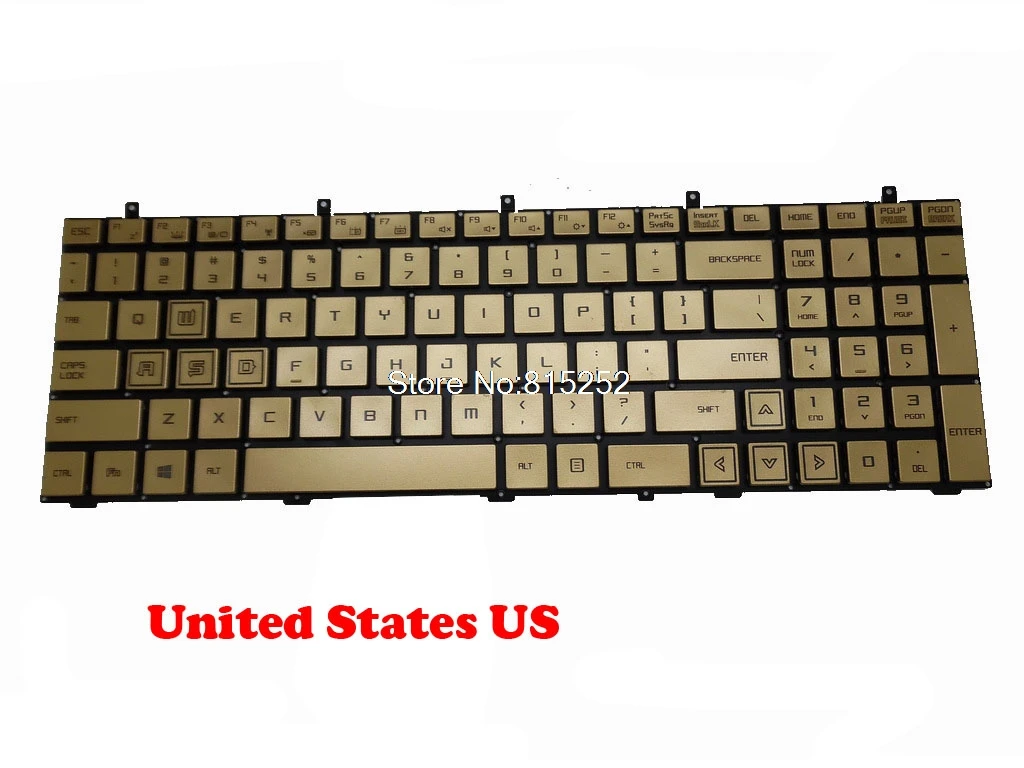 Teclado do Portátil Tfm14g53usj8525a Tfm14g53tqj8525a Kbdr15b0084131 14g5j85281jol-b Tfm14g53usj8529 Preto sem Luz de Fundo Filme tr Eua - Imagem 2