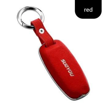 

Key Cover Shell Case Holder Key Case Genuine Leather+ Galvanized Alloy for Audi A6 C8 A7 A8 2018 2019