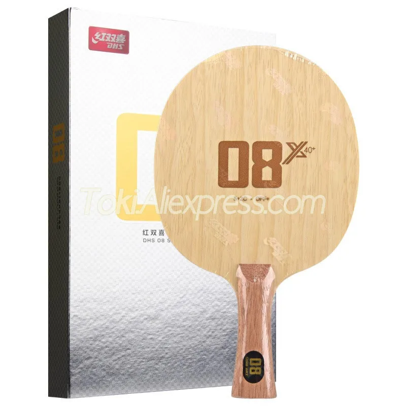 2 Carbon Chopper's Table Tennis Blade DHS 08X Ping Pong Paddle 5 Wood 