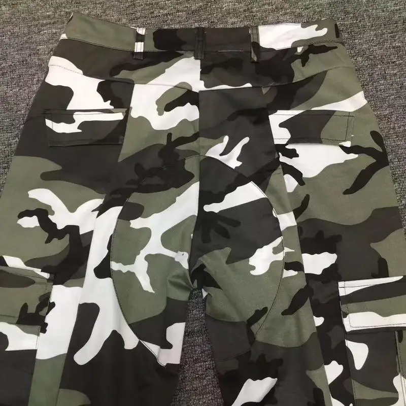19ss vete мужские ts Брюки камуфляжные мужские женские хип-хоп Уличная vete мужские ts уличные джоггеры kanye west брюки Fog