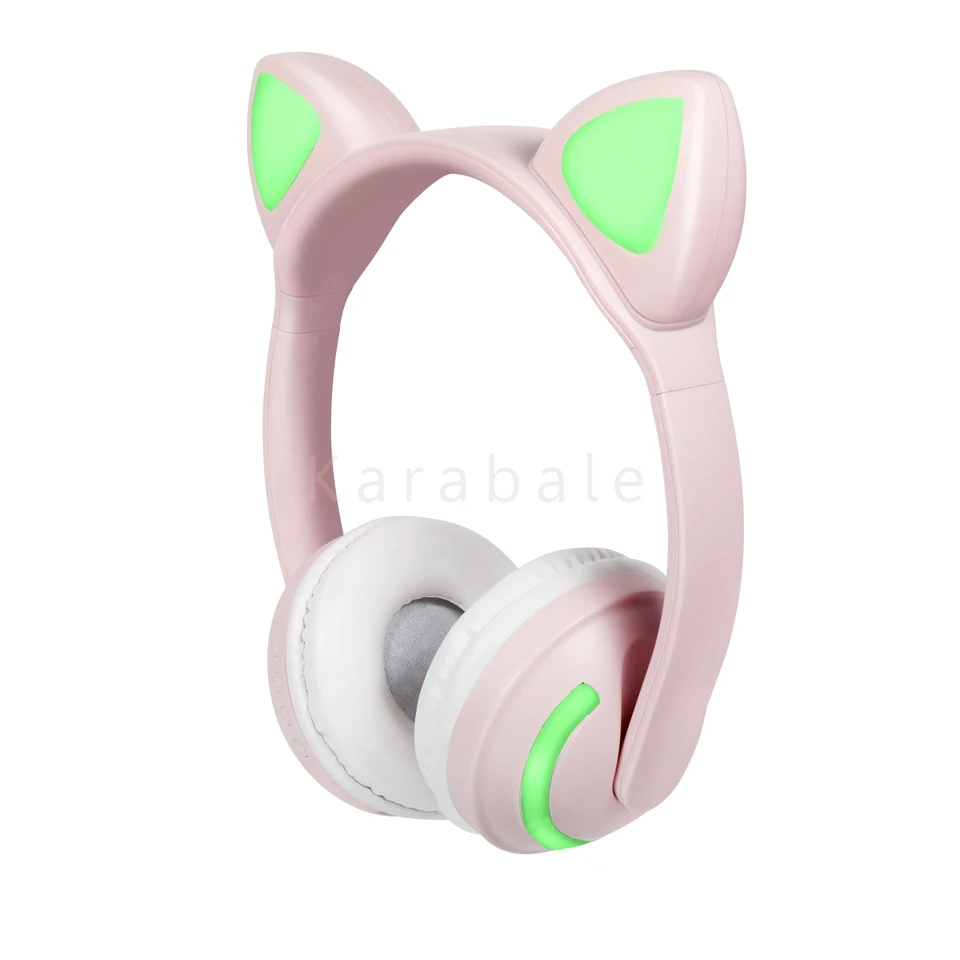 Котика для девочек, ZW19 наушники-вкладыши TWS Bluetooth 5,0 наушники HD стерео HIFI Басс, Беспроводной наушники Шум шумоподавлением гарнитура для малышей; для детей; для девочек Подарки