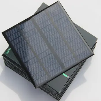 

3W 12V Solar Cell Polycrystalline Solar Panel Solar Power Battery System Charger Education kits Epoxy 10pcs