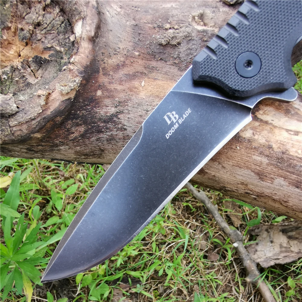 Шарикоподшипник складной нож D2 лезвие G10 ручка походные охотничьи ножи для выживания карманный Открытый Нож EDC инструмент с поясным зажимом