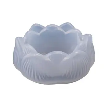 

Transparent DIY Ashtray Mold Lotus Candle Holder Storage Box Mould Concrete Succulent Plant Flower Pot Making Accesories