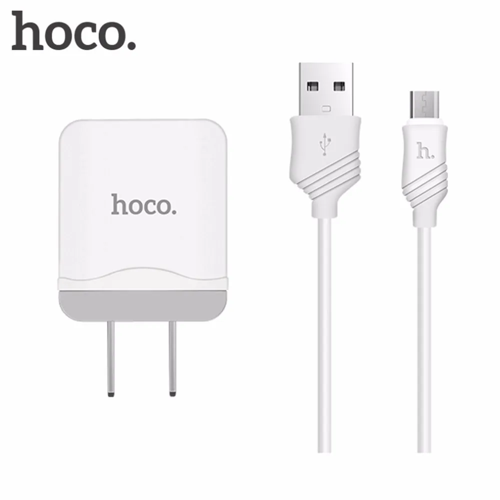 HOCO 5 в 2,4 A Универсальное USB зарядное устройство интеллектуальное настенное зарядное устройство штепсельная вилка США портативный дорожный адаптер для зарядного устройства C22 для смартфона