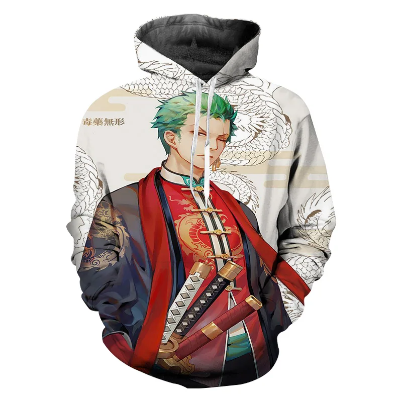 one piece Swordsman Sweat Homme 3D Hoodies Men Sweatshirt Hoody Streetwear Hoodies Streetwear Men Anime Hoodie