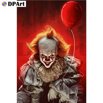 

Diamond Painting 5D Full Square/Round Drill Clown Daimond Embroidery Painting DIY Cross Stitch Mosaic Picture Wall Art M1574