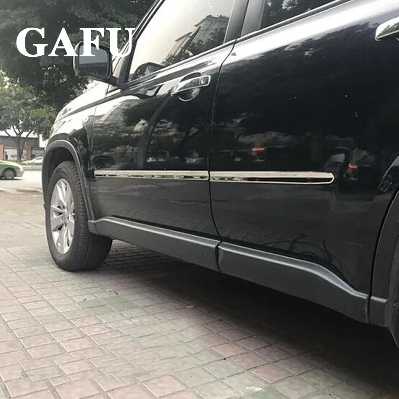 4 шт. накладки из нержавеющей стали для Nissan X Trail T31 2007 2013|Хромирование| |