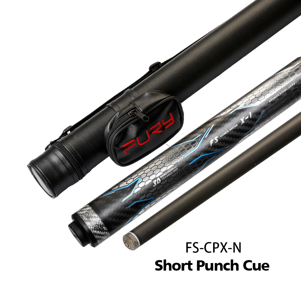 FS-CPX-N Offical Fury бильярдный кий удар кий FS-CFX-N/P Профессиональный углеродное волокно Tecnologia 13 мм наконечник биток бийлард бассейн палка комплект - Цвет: FS-CPX-N