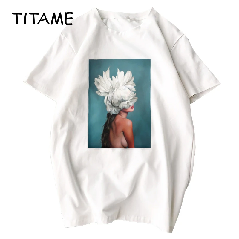 TITAME женская футболка с принтом в виде буквы R образным вырезом из