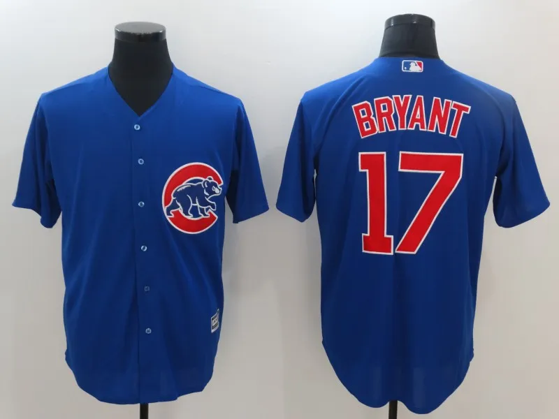 Chicago men Javier Baez 9 Anthony Rizzo 44 Kris Bryant 17 Willson Contreras 40 Yu Darvish 11 игрок Джерси - Цвет: AS photo