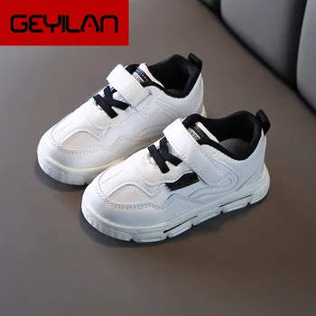 

2020 Boys Girl White Sneakers Baby Children Sports Shoes Luxury Designer Flat Running Shoes Toddler Casual School Sneakers Tenis