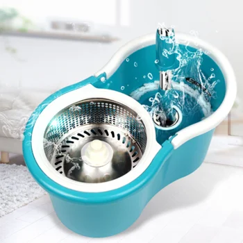 

Automatic Spin Drying Fellow Mop Avoid Hand Washing Ultrafine Fiber Cleaning Cloth Home Kitchen Wooden Floor
