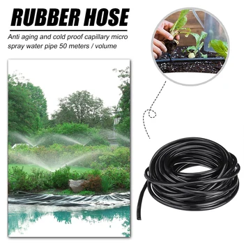 

50m/164ft 4/7 PVC Watering Hose Aging Resistant Tubing for DIY Garden Micro Drip Irrigation System